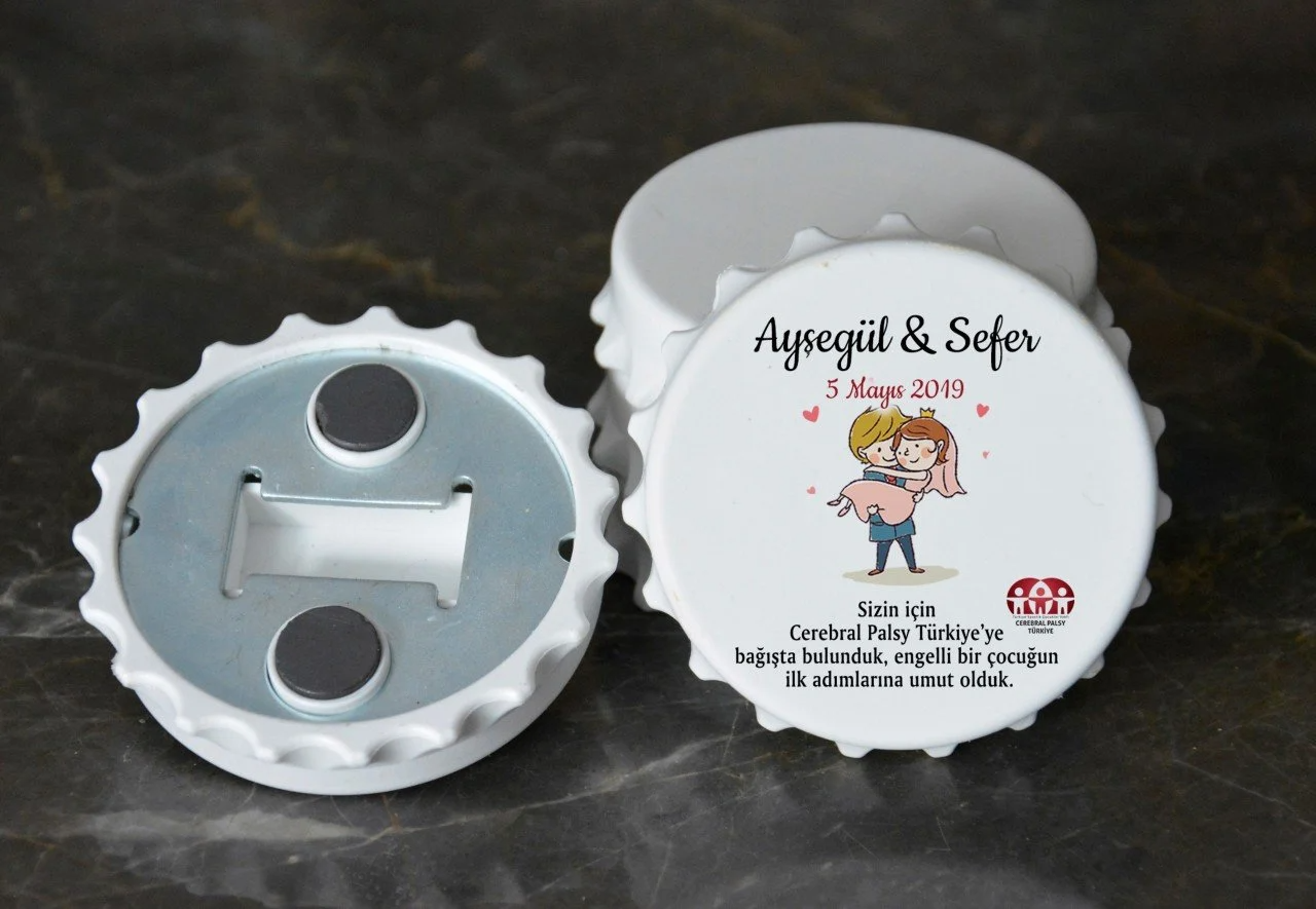 Türkiye Spastik Çocuklar Vakfı - Düğün Temalı Açacak Magnet