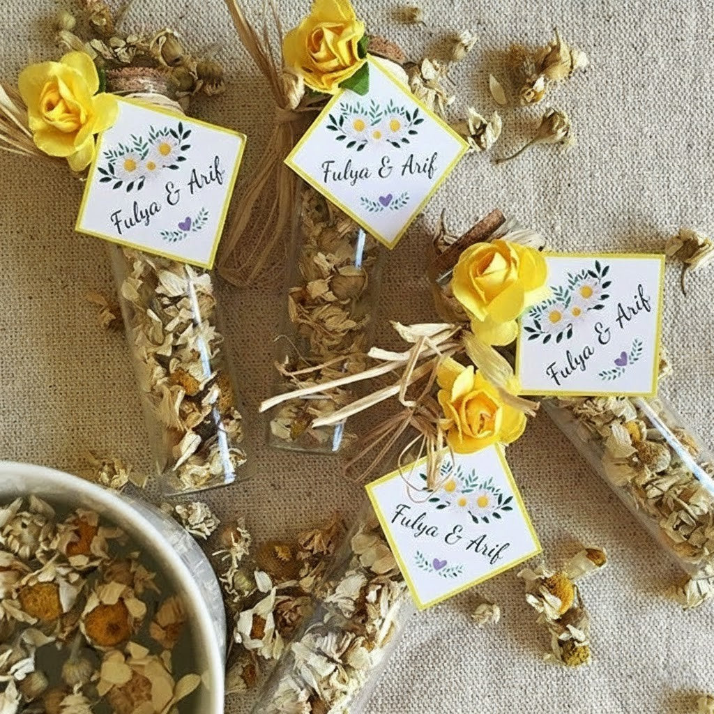 Cutie Fingers - Papatyalı Cam Tüpü