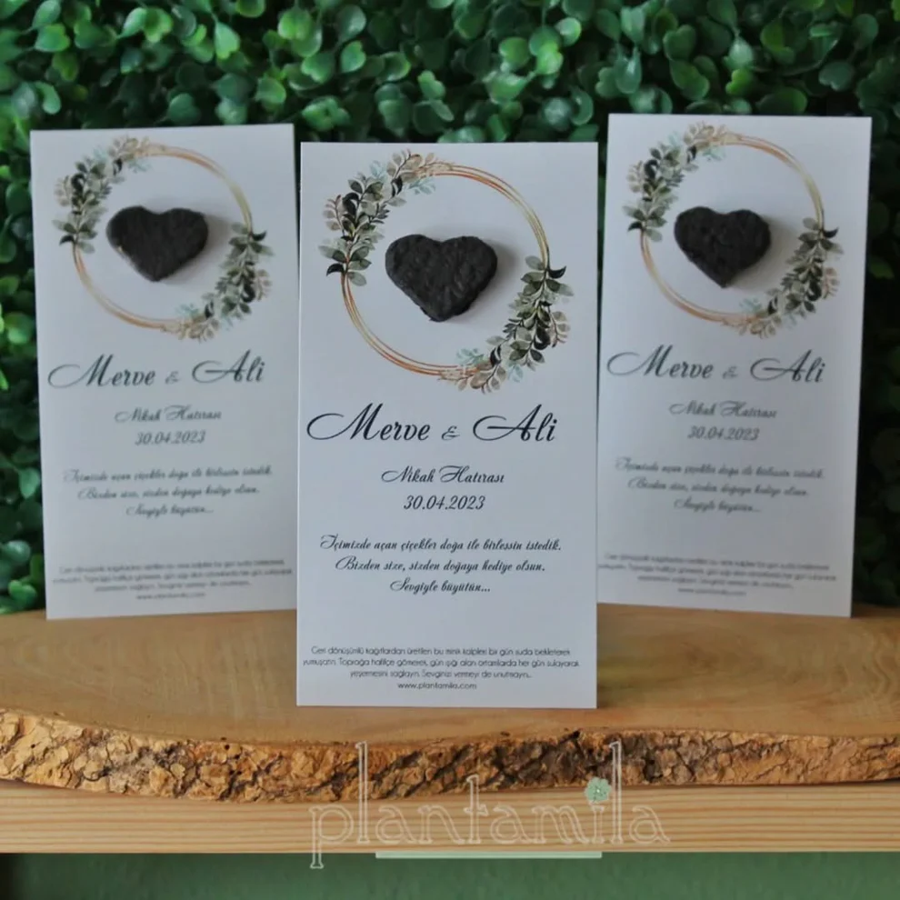 Plantamila - Siyah Kalpli Tohum Kartı