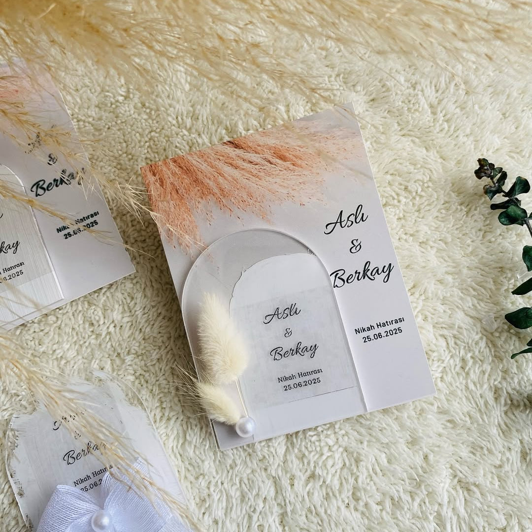 My Design - Oval Şeffaf Pleksi Magnet