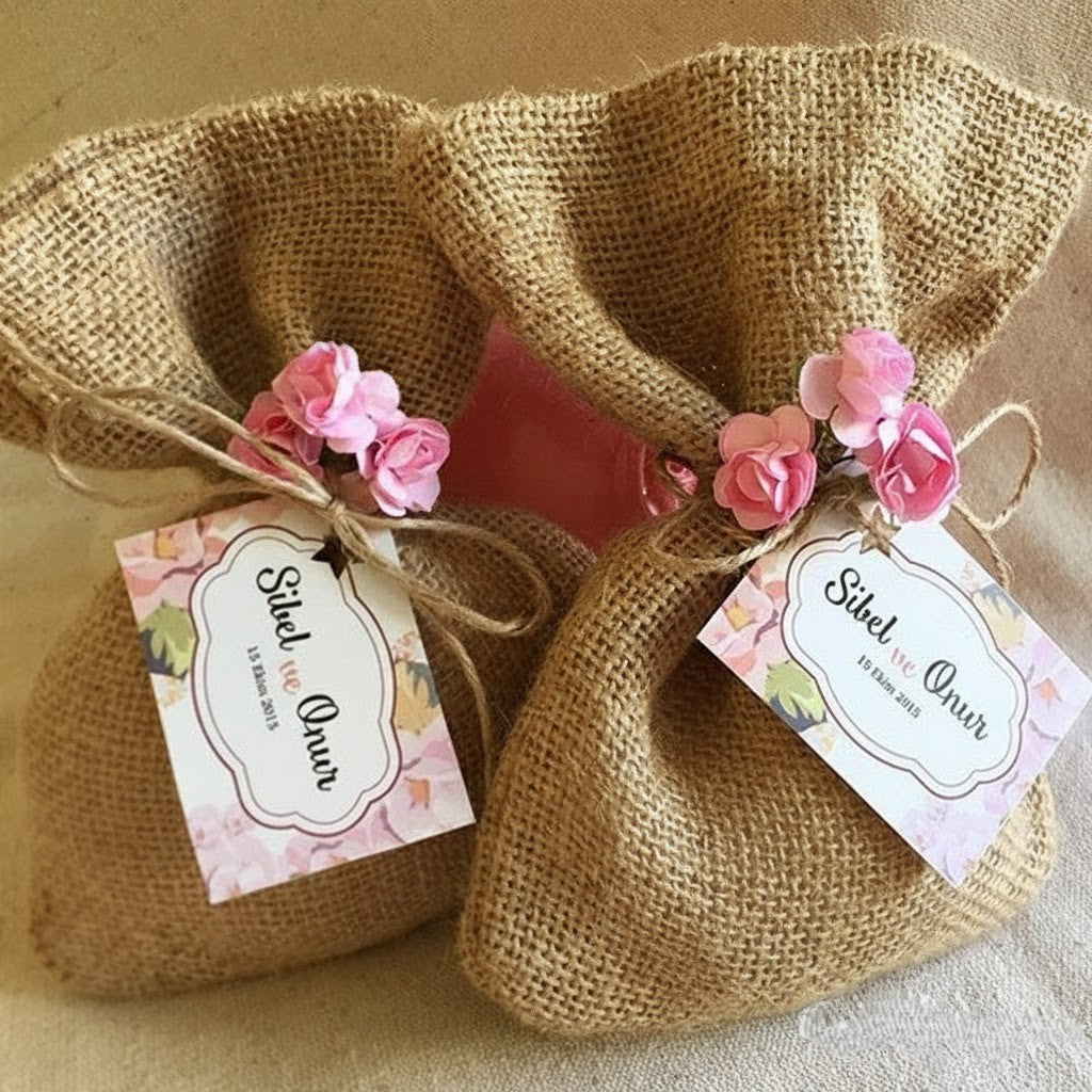 Cutie Fingers - Çiçekli Çuval Kese