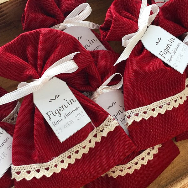 Cutie Fingers - Bordo Kına Kesesi