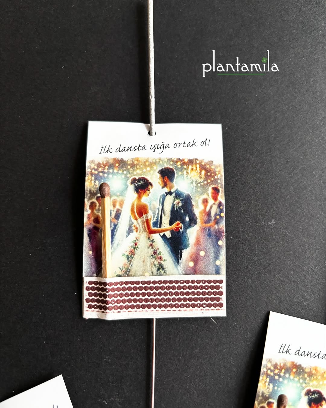 Plantamila - Kart ve Kibritli İlk Dans Düğün Giriş Maytapı